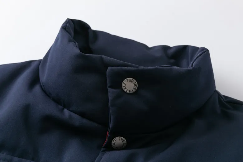 The North Face x Gucci Down Vest Navy - Image 5