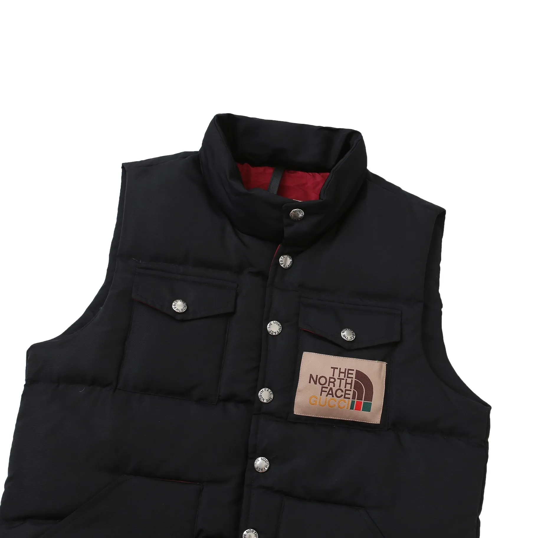THE NORTH FACE x GUCCI Down Vest Black - Image 4