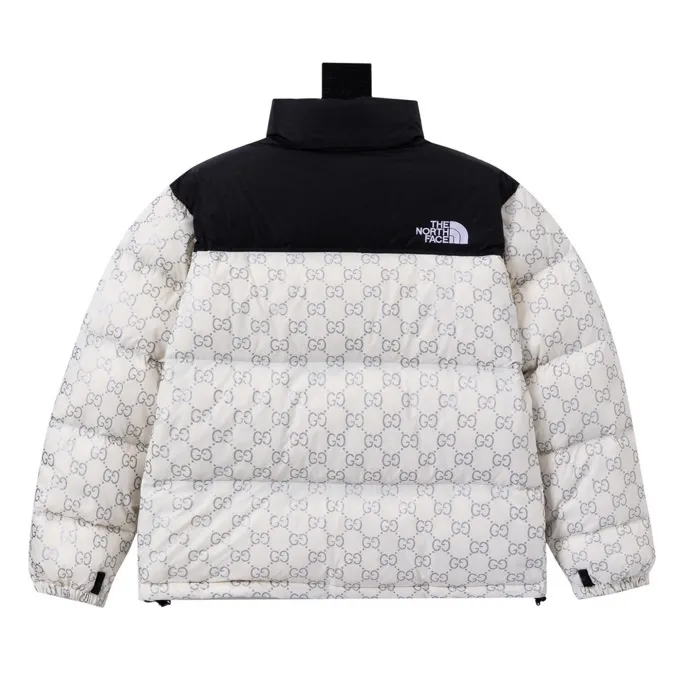 Gucci x The North Face Logo Down Jacket White - Image 3