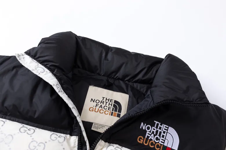 Gucci x The North Face Logo Down Jacket White - Image 4