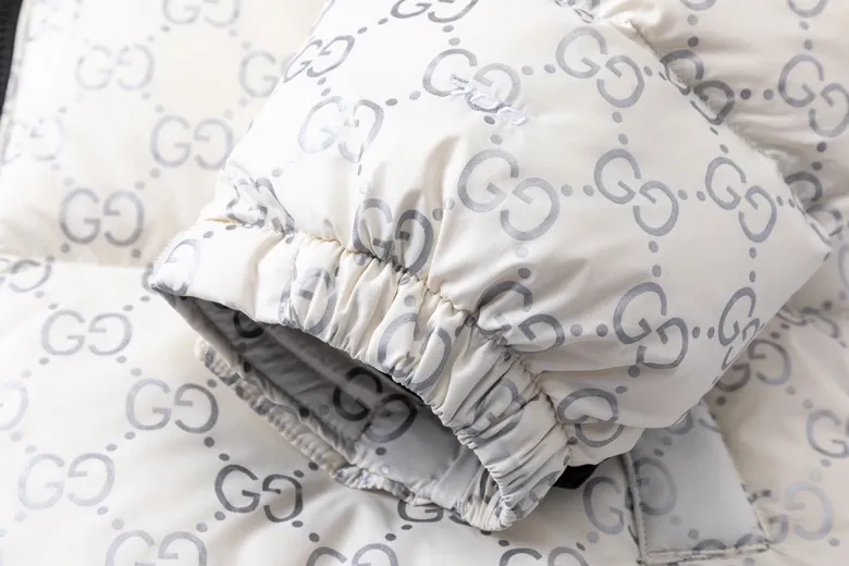 Gucci x The North Face Logo Down Jacket White - Image 8