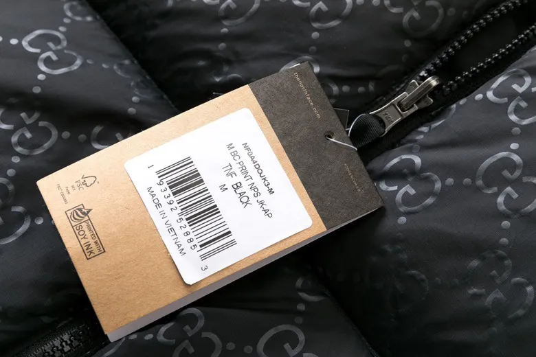 Gucci x The North Face Down Jacket Black Monogram - Image 9