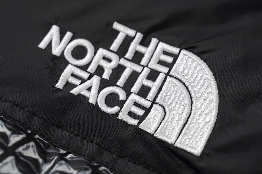 The North Face Supreme TNF 96 Down Jacket Black Houndstooth - Image 6