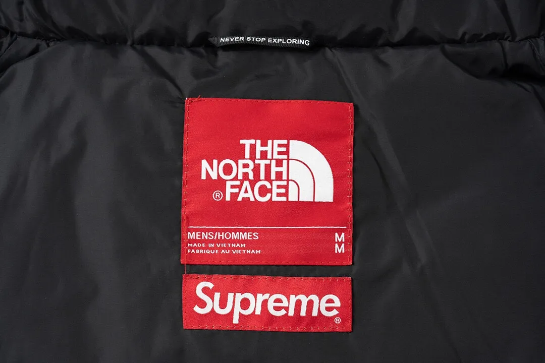 The North Face Supreme TNF 96 Down Jacket Black Houndstooth - Image 8