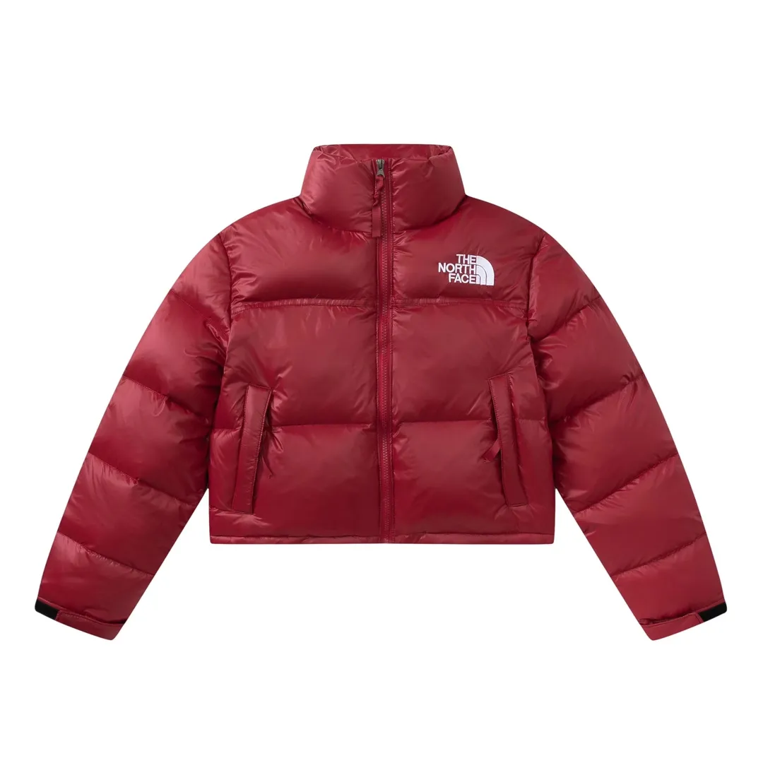 The North Face Down Jacket Red Cropped