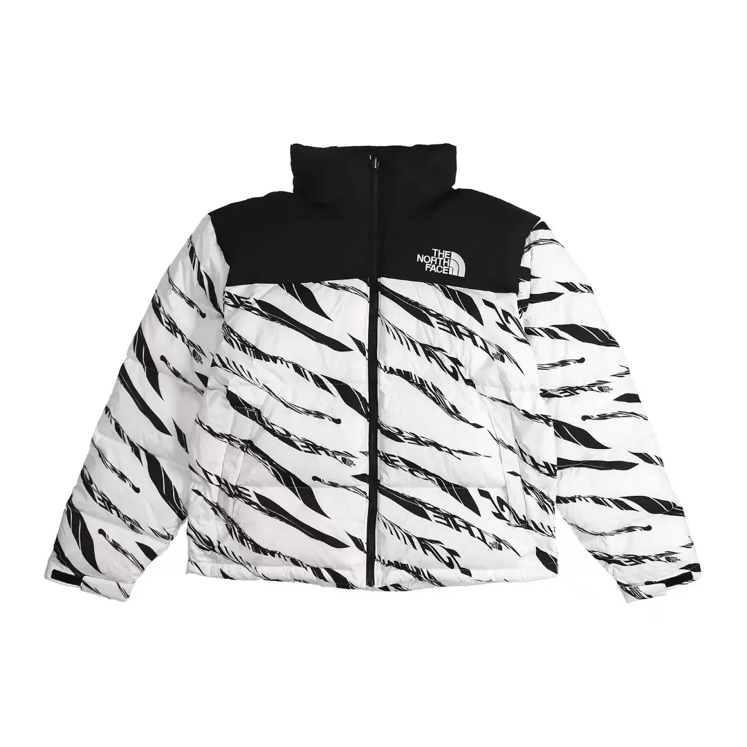 The North Face Zebra Down Jacket Black White