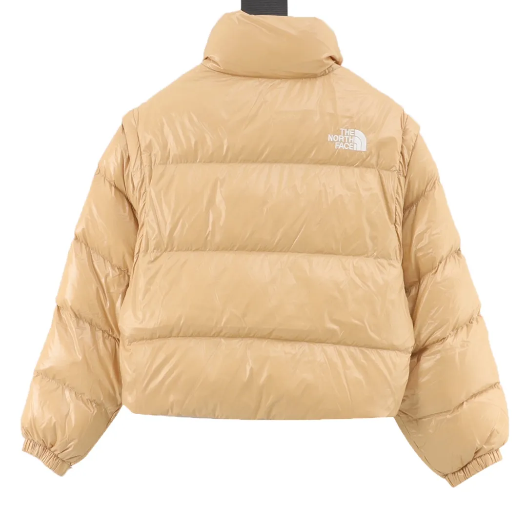 The North Face 86 Short Down Jacket Beige - Image 3