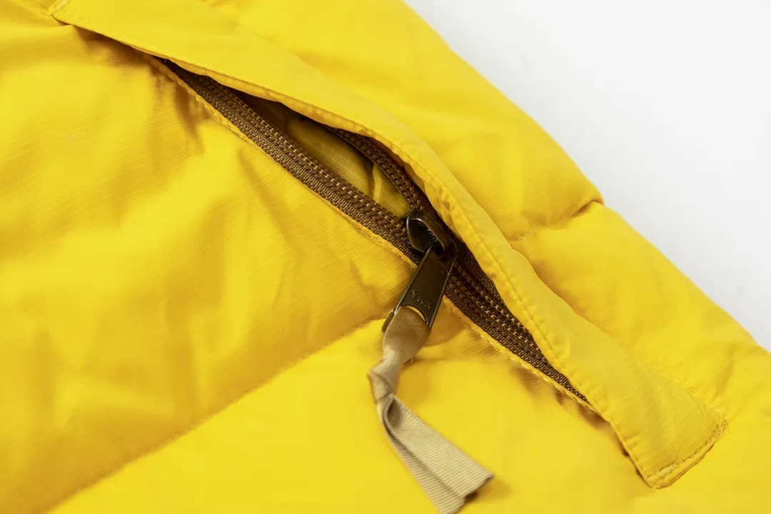 The North Face 22Ss Down Vest Yellow - Image 7