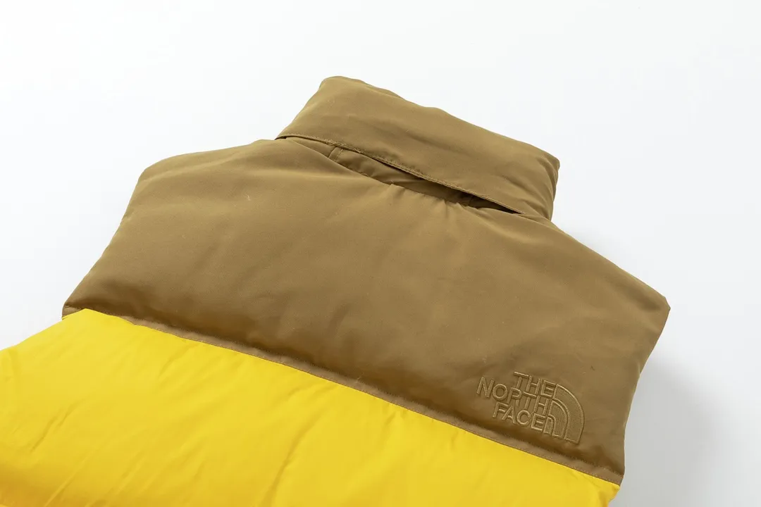 The North Face 22Ss Down Vest Yellow - Image 8