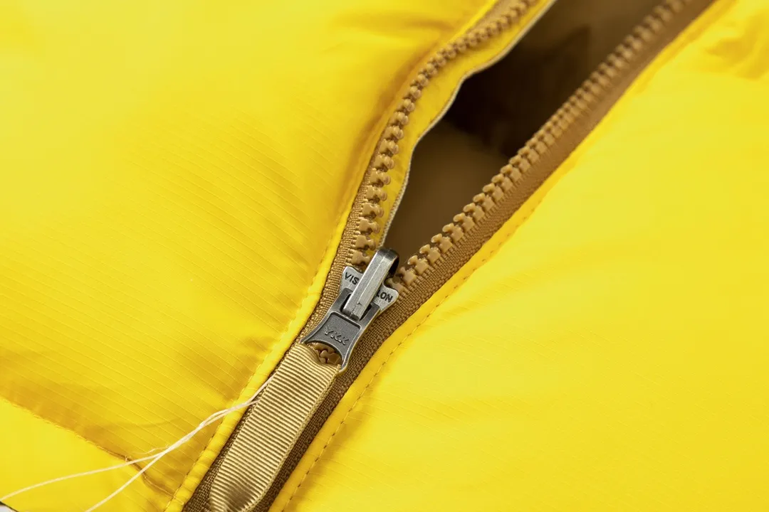 The North Face 22Ss Down Vest Yellow - Image 10
