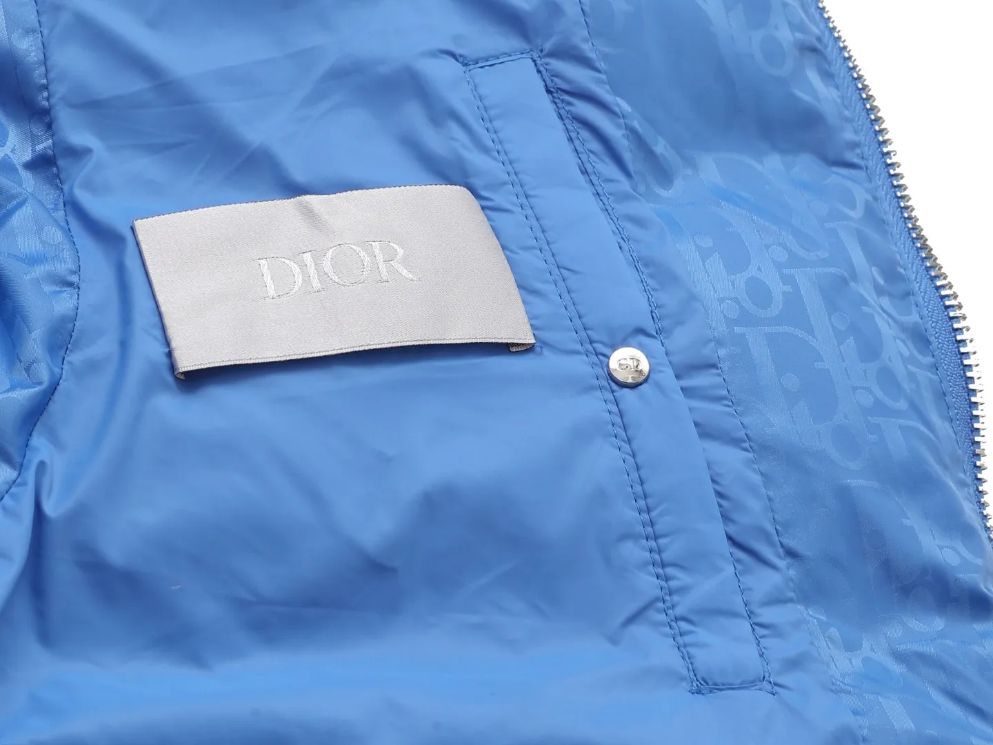 Dior Limited Edition Classic Monogram Vest Blue - Image 5