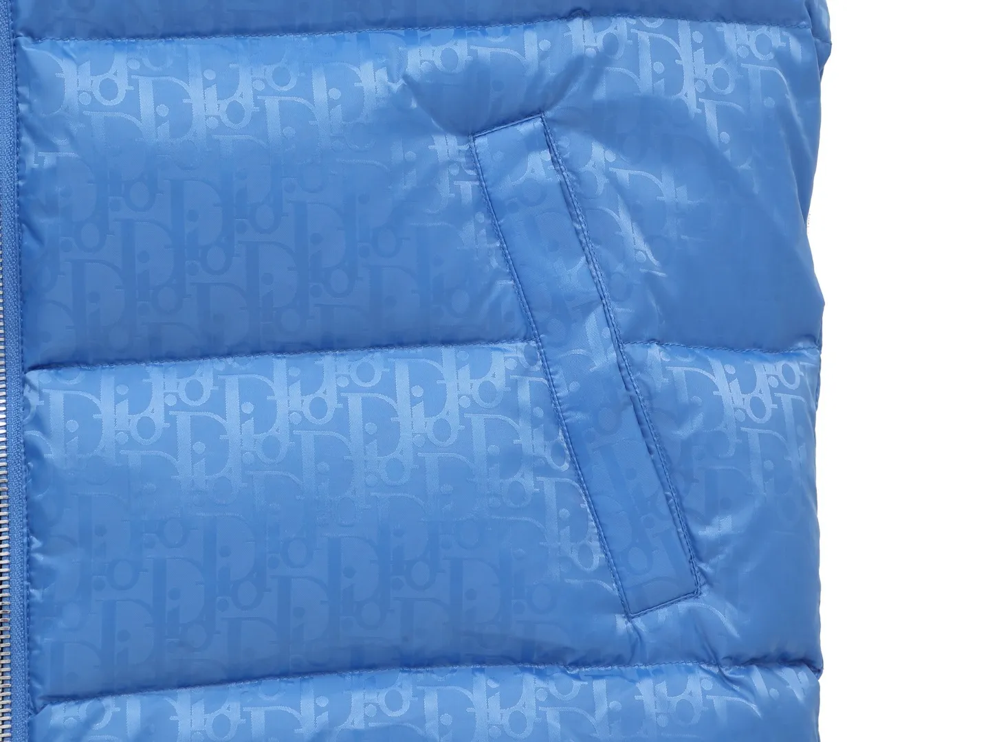Dior Limited Edition Classic Monogram Vest Blue - Image 9