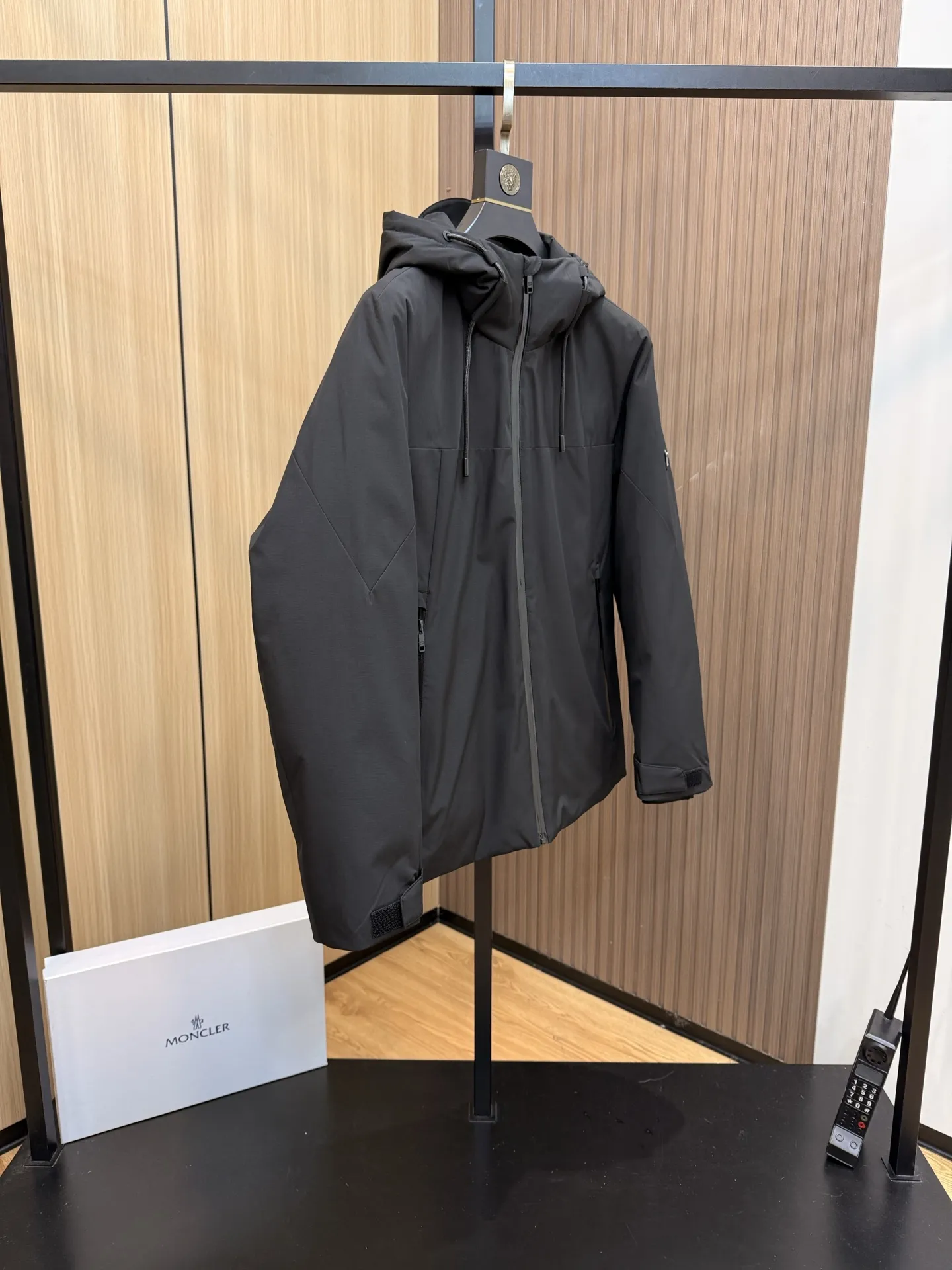 Prada Down Jacket Black Hooded Style - Image 4