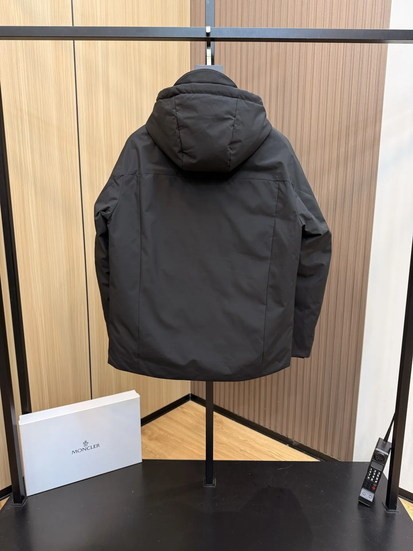 Prada Down Jacket Black Hooded Style - Image 5