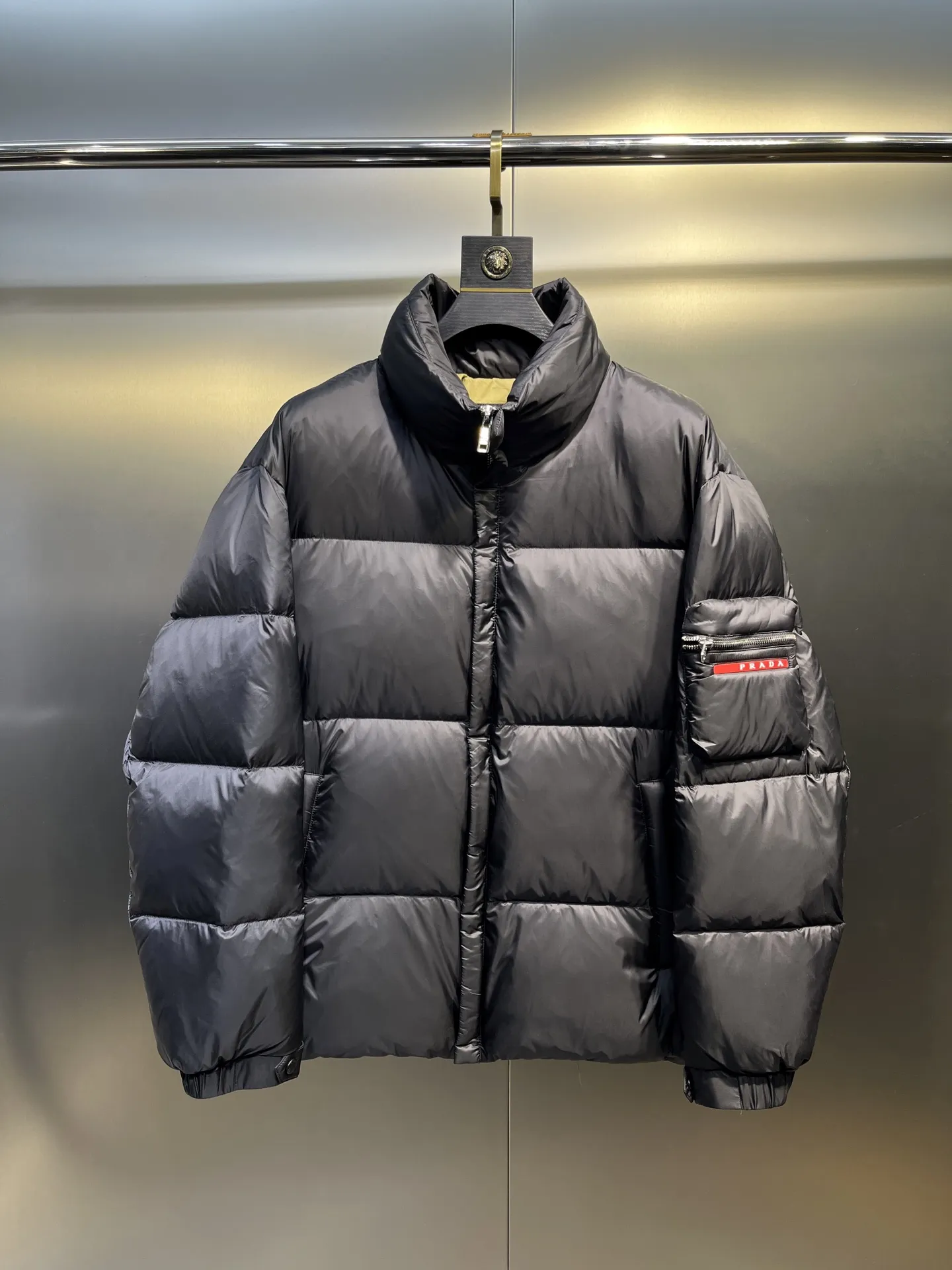 Prada Praz Down Jacket Black Short