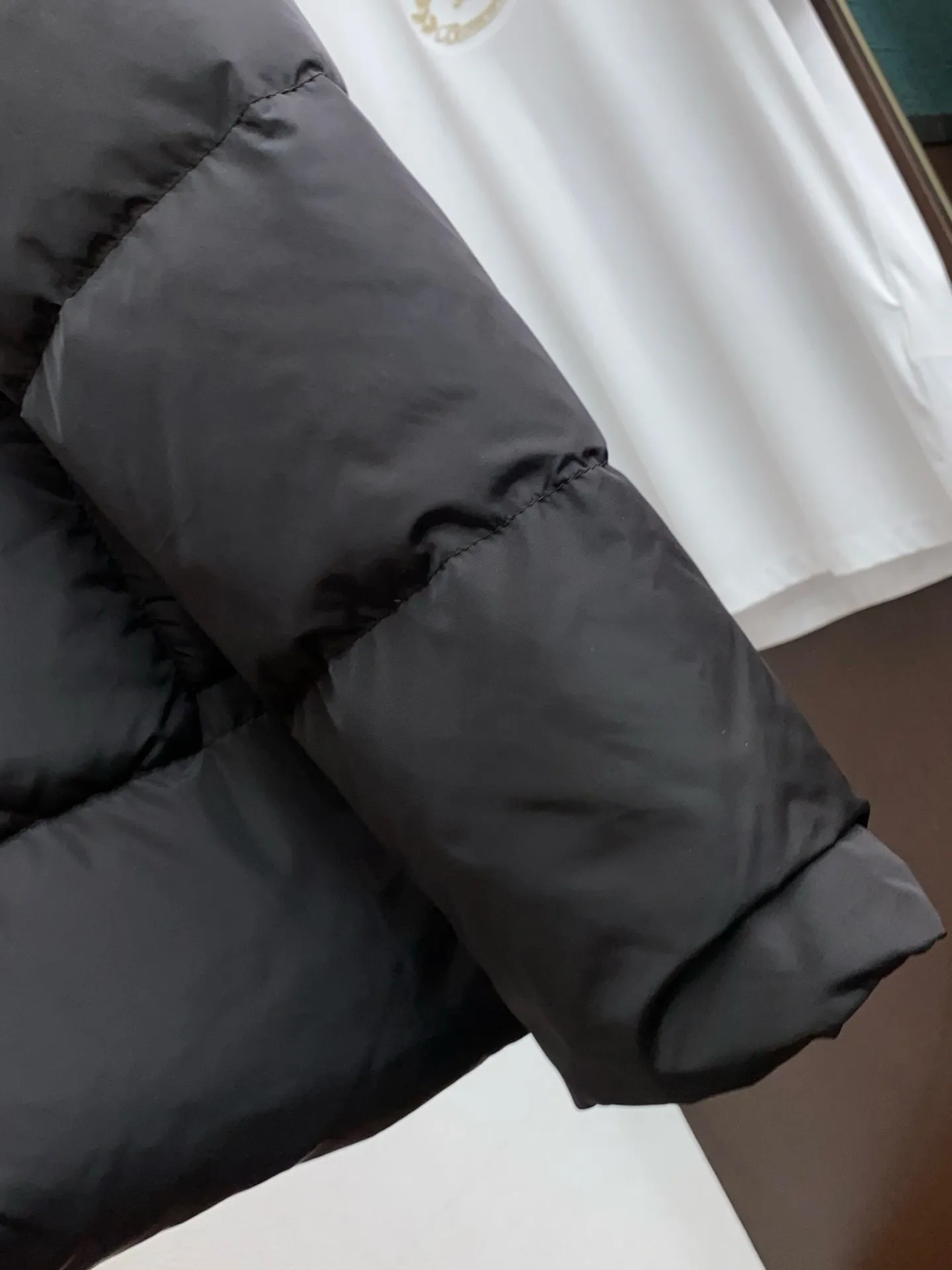 Prada Fall Winter Stand Collar Down Jacket Black - Image 10