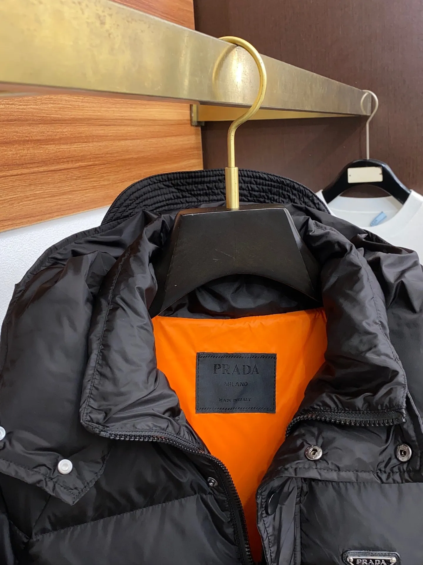 Prada Fall Winter Down Jacket Black Hooded - Image 7