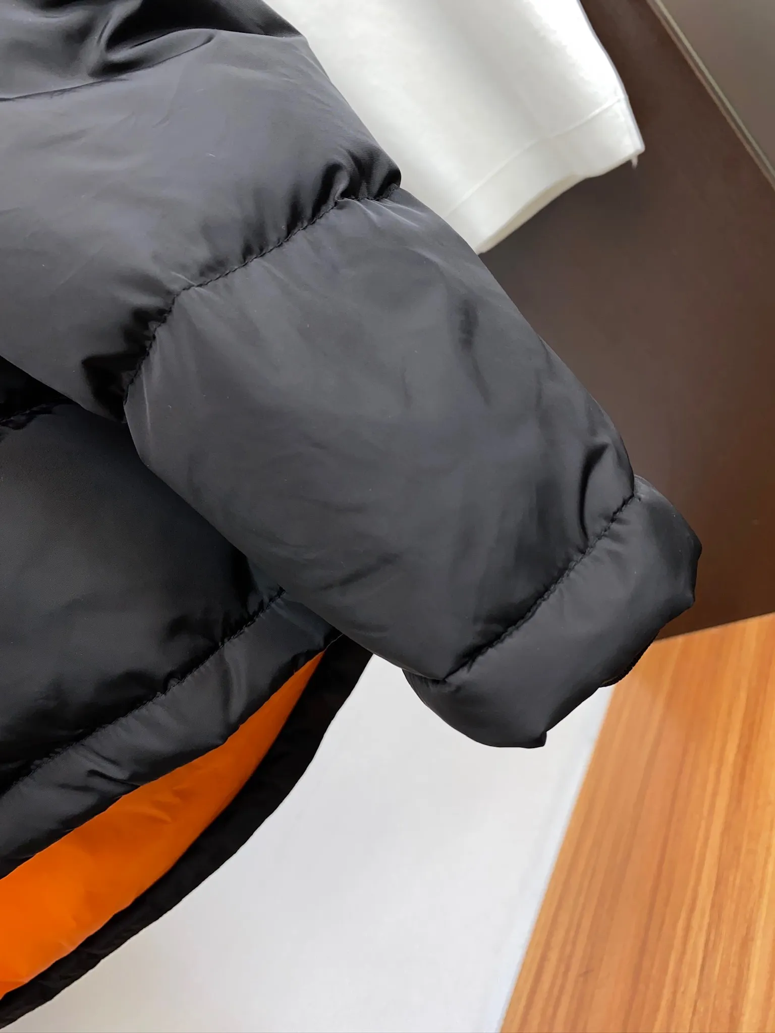 Prada Fall Winter Down Jacket Black Hooded - Image 10