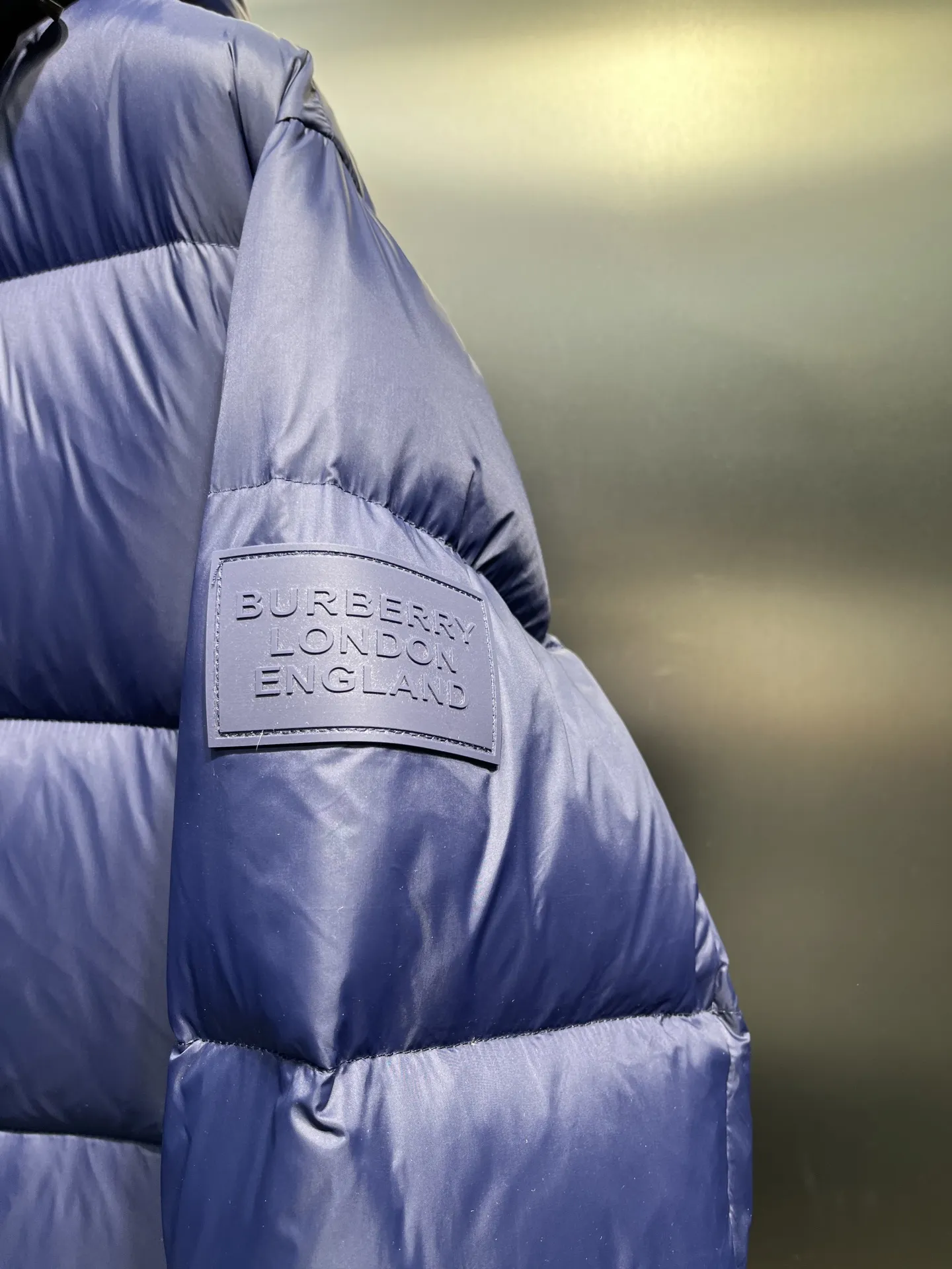 Prada Down Jacket Hooded Blue Puffer - Image 3