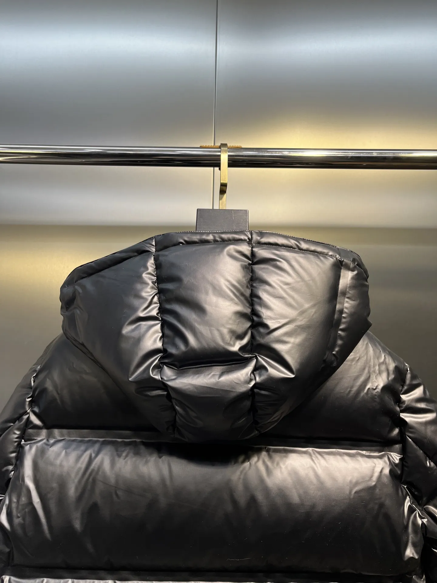 Prada Down Jacket Black Hooded Puffer - Image 7