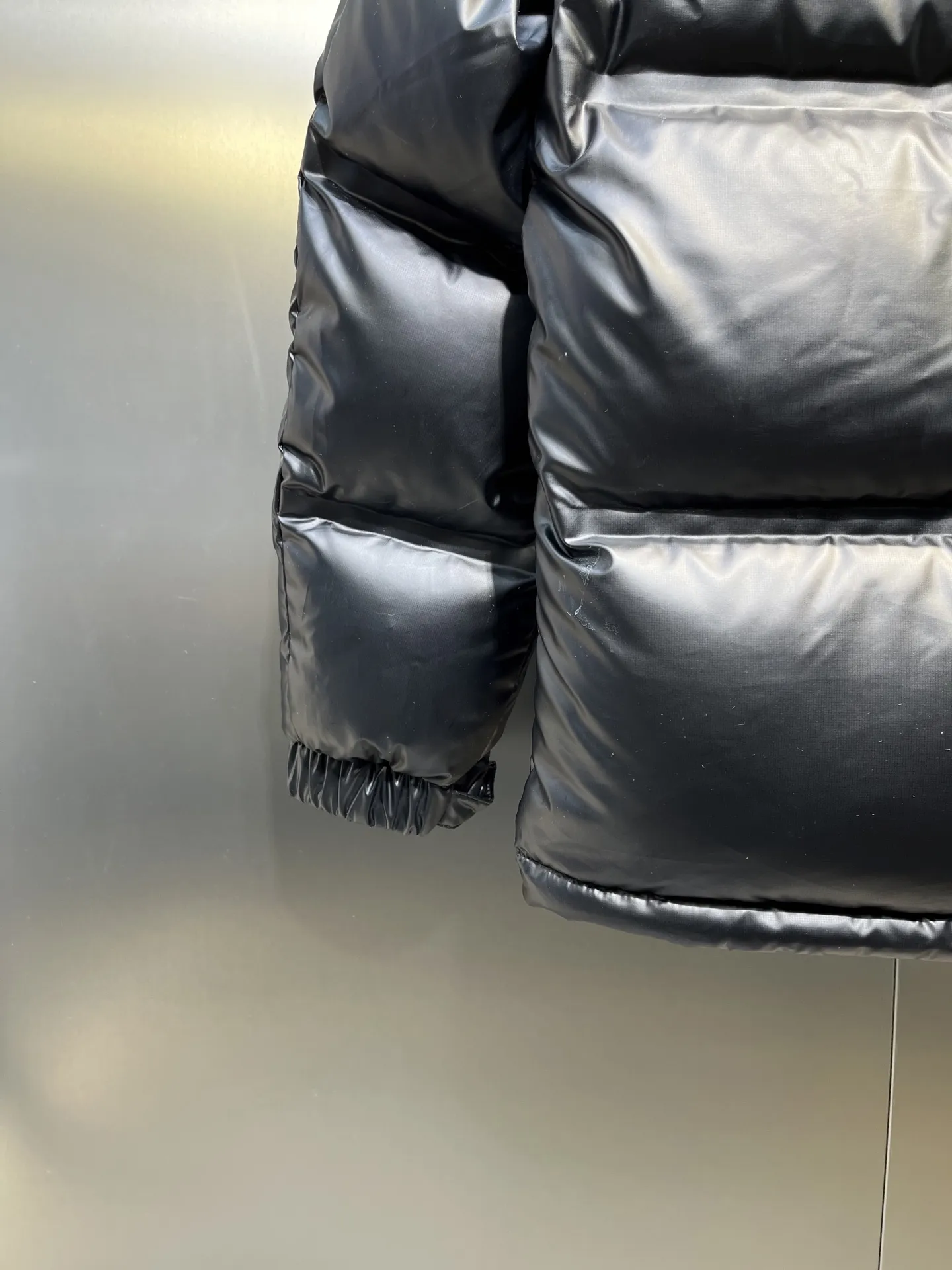 Prada Down Jacket Black Hooded Puffer - Image 8