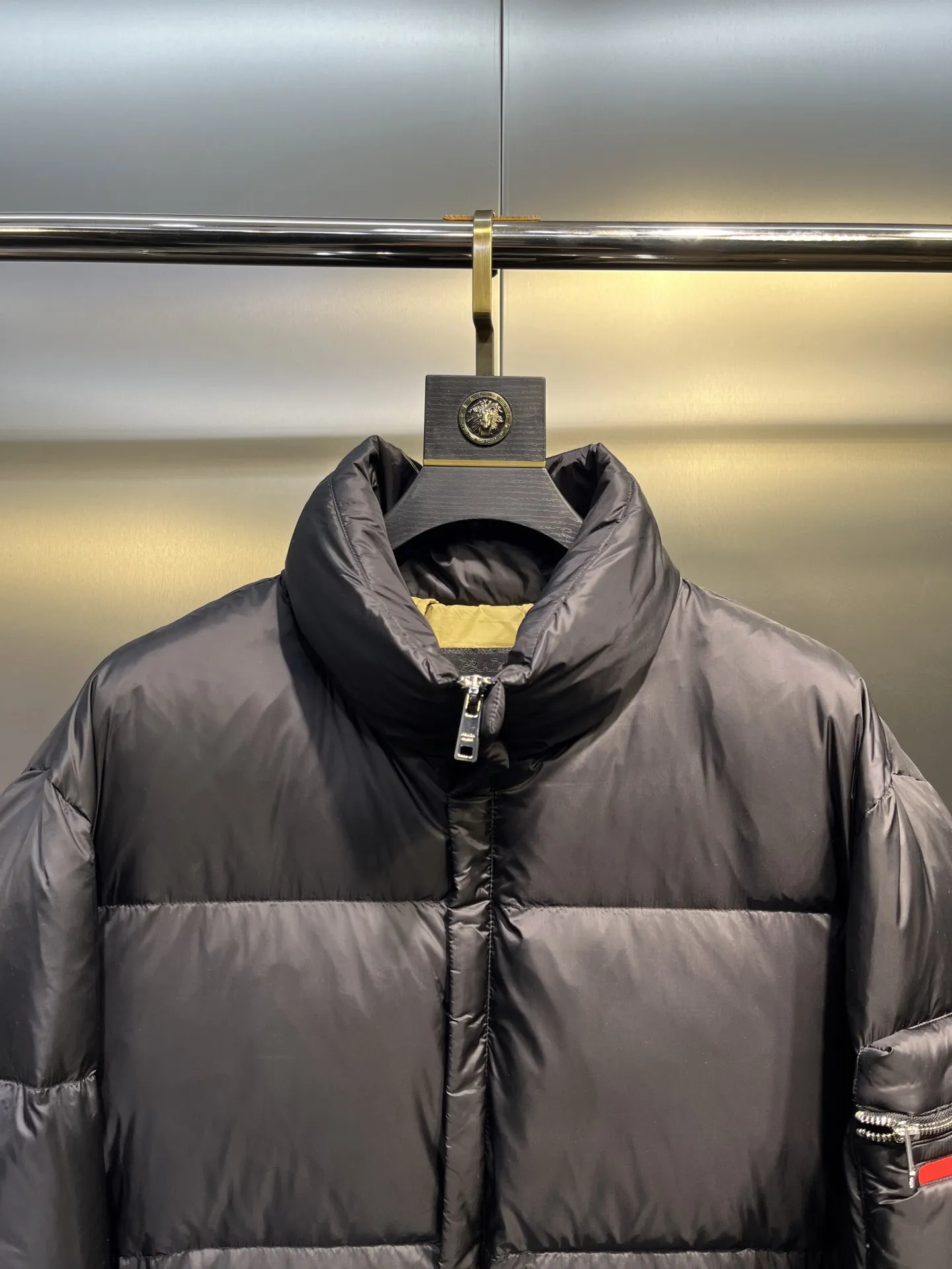 Prada Praz Down Jacket Black Short - Image 3