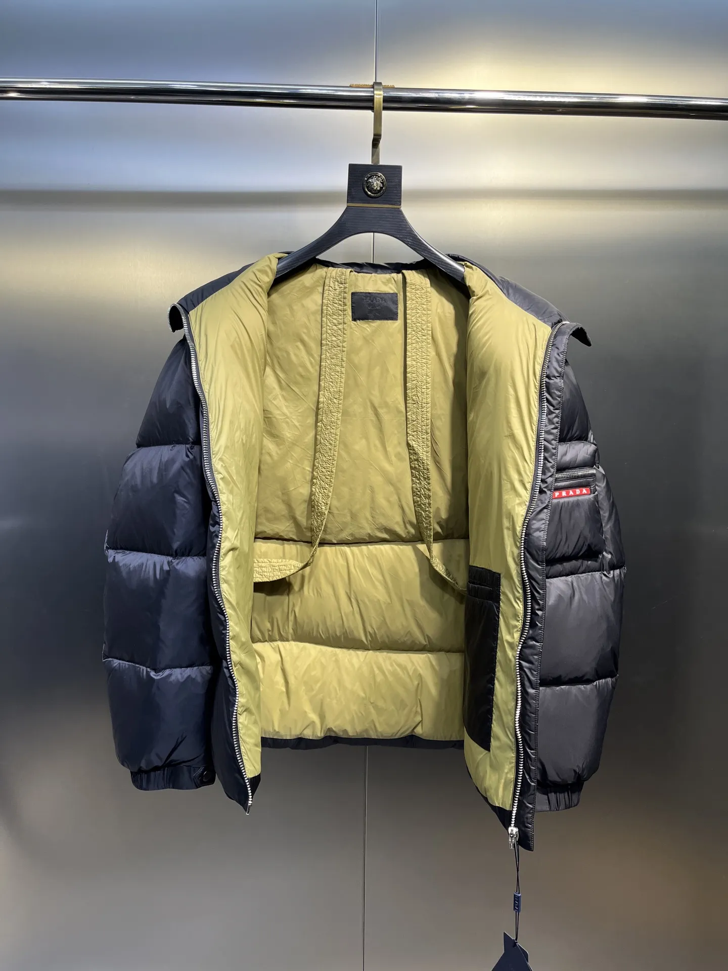 Prada Praz Down Jacket Black Short - Image 9