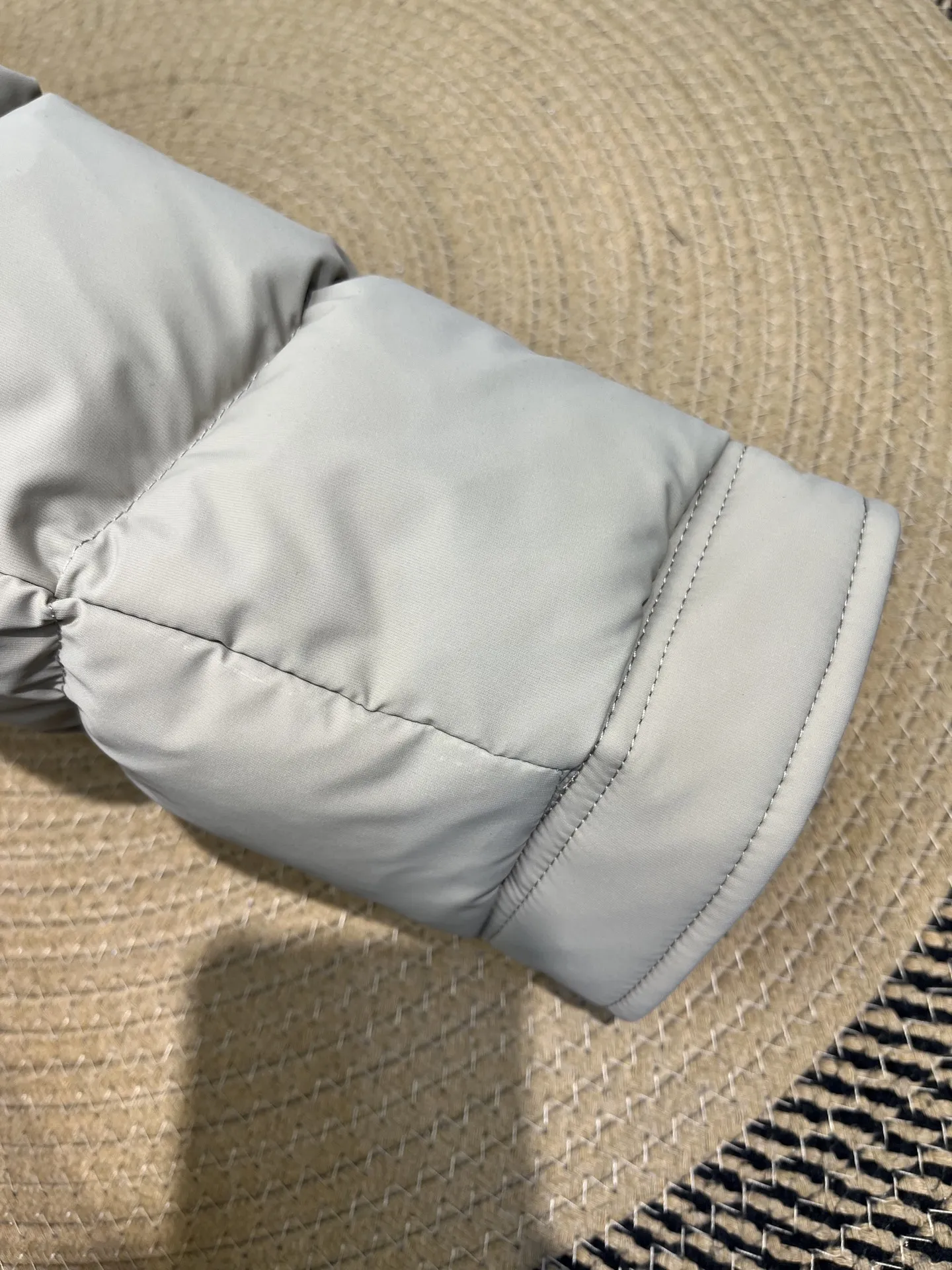 Prada ReNylon Down Jacket Beige Unisex - Image 15