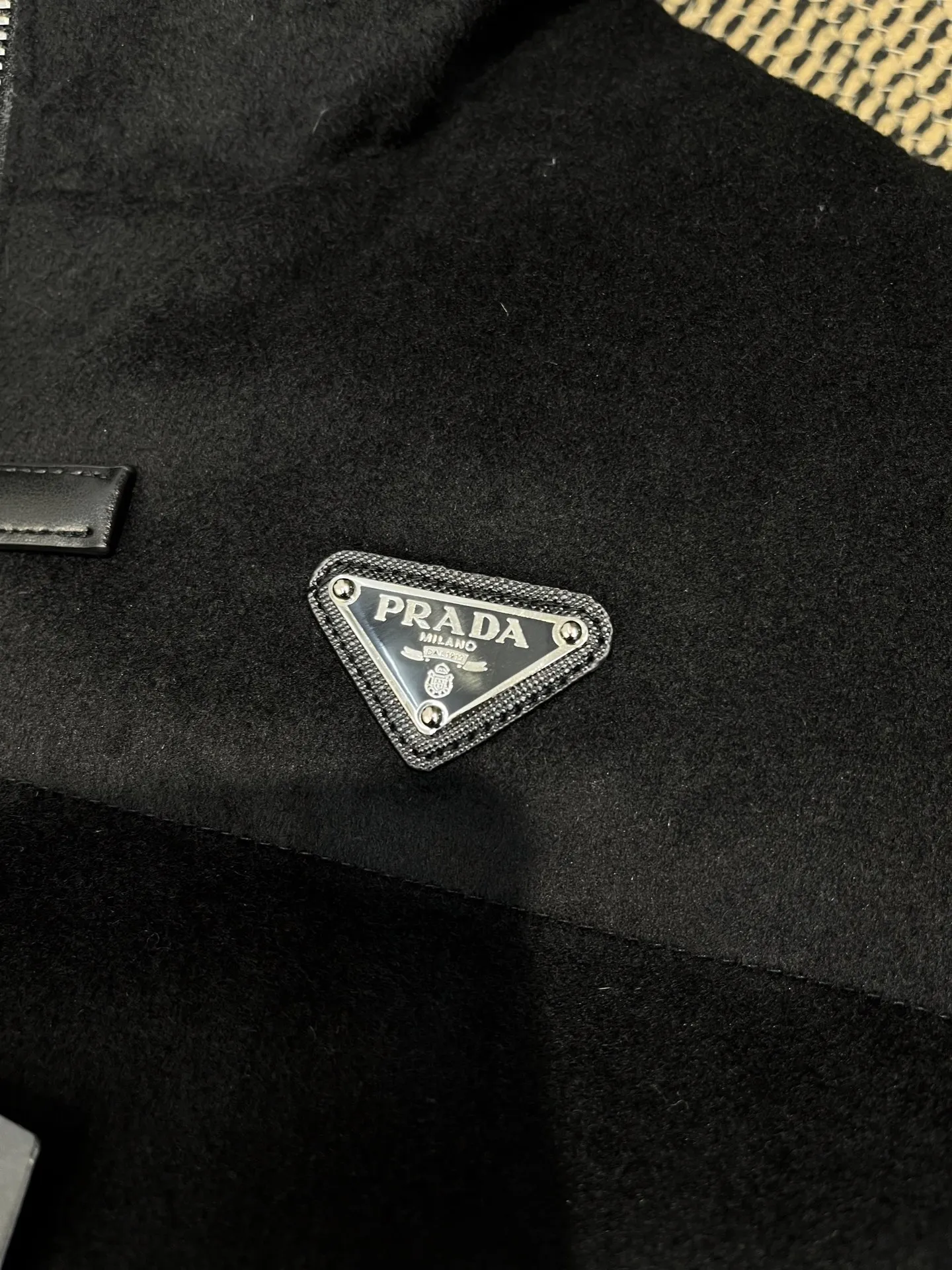 Prada Long Waist Down Jacket Black Quilted - Image 12