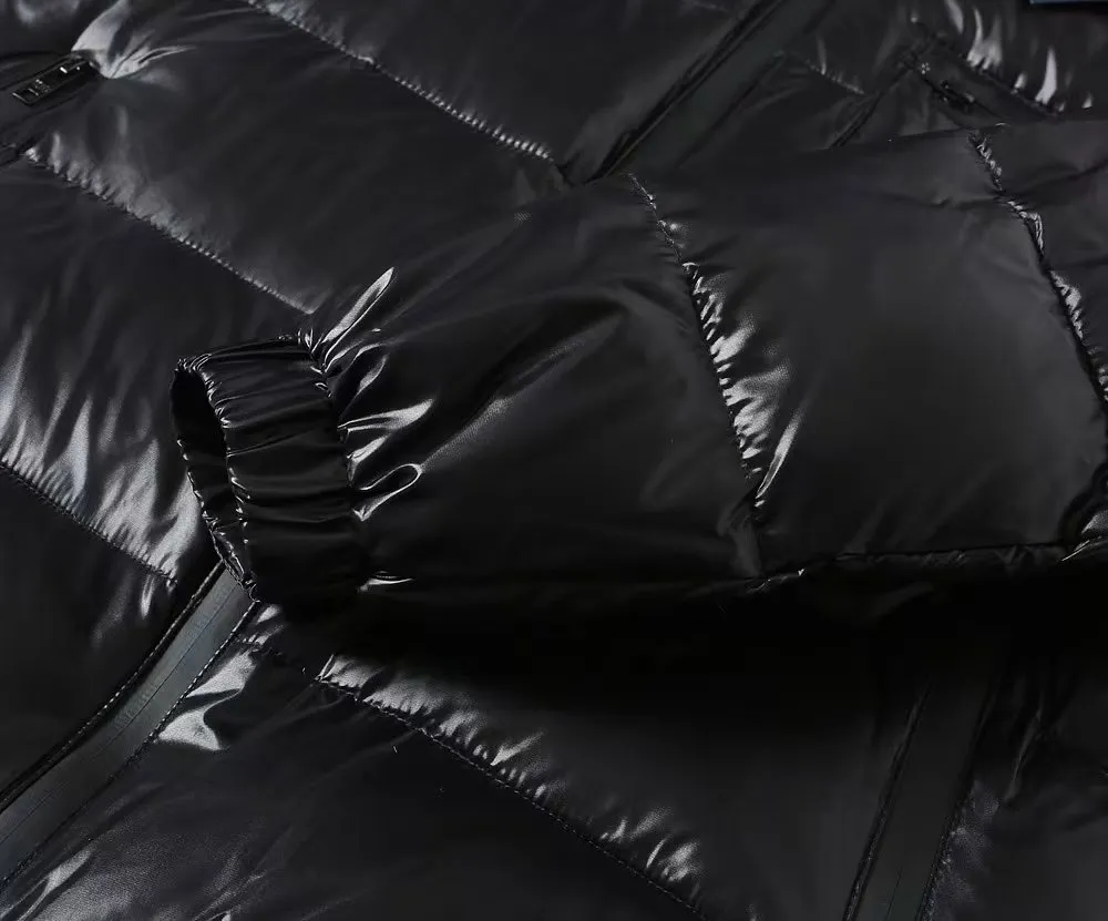 Prada Hooded Down Jacket Black Puffer - Image 12