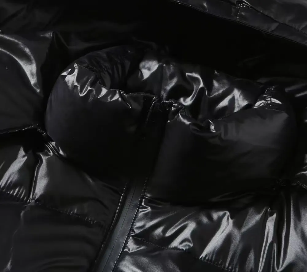 Prada Hooded Down Jacket Black Puffer - Image 13