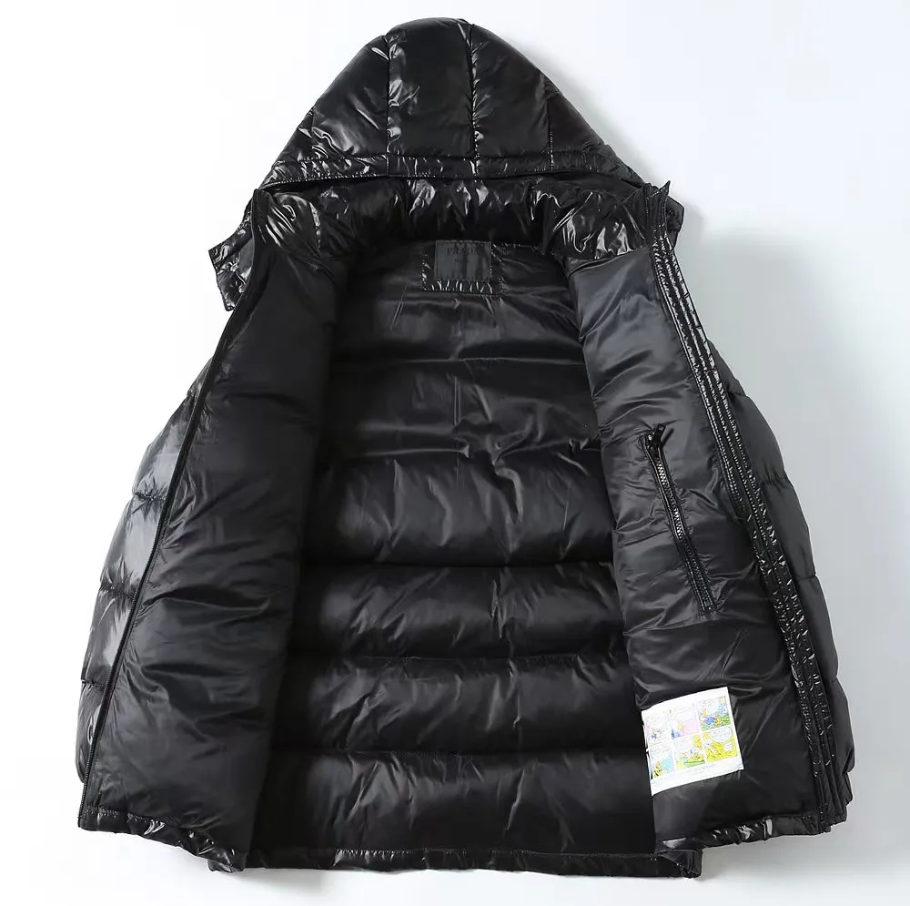 Prada Hooded Down Jacket Black Puffer - Image 5
