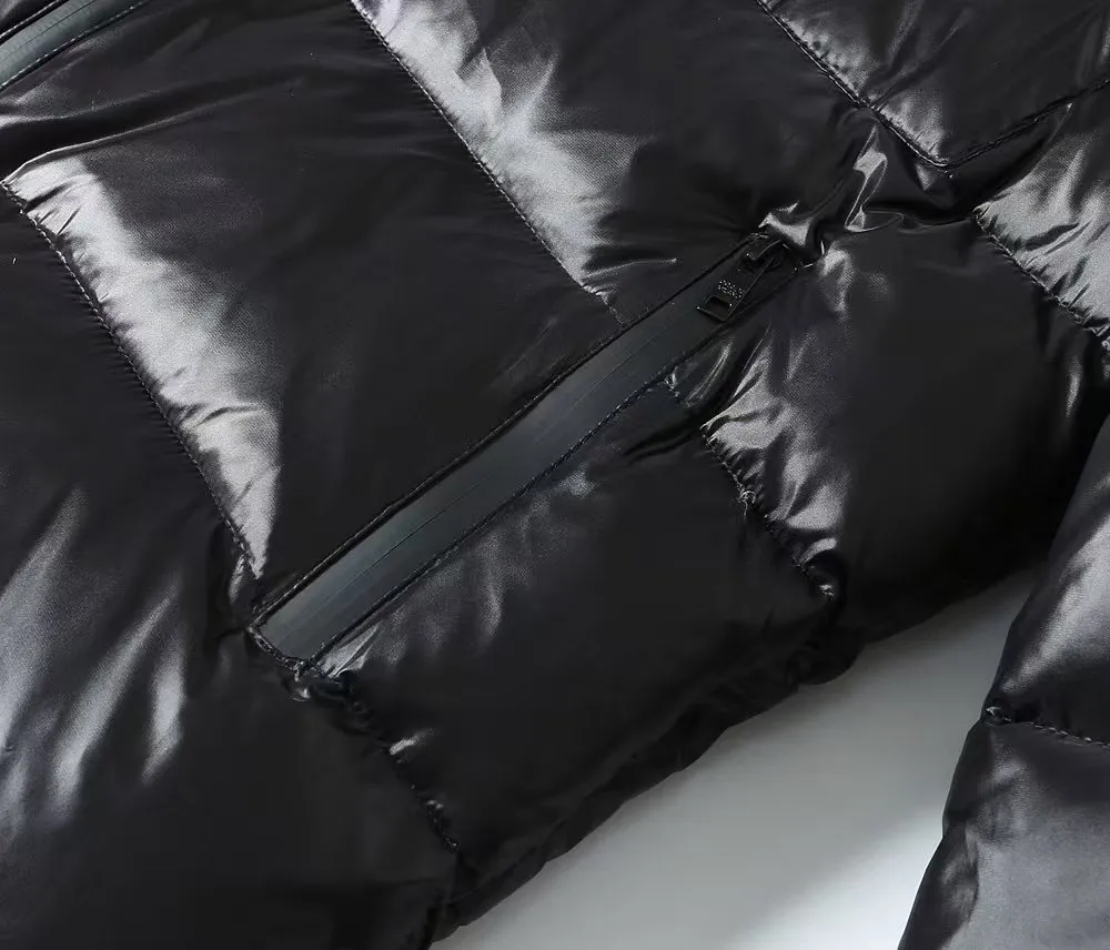 Prada Hooded Down Jacket Black Puffer - Image 10