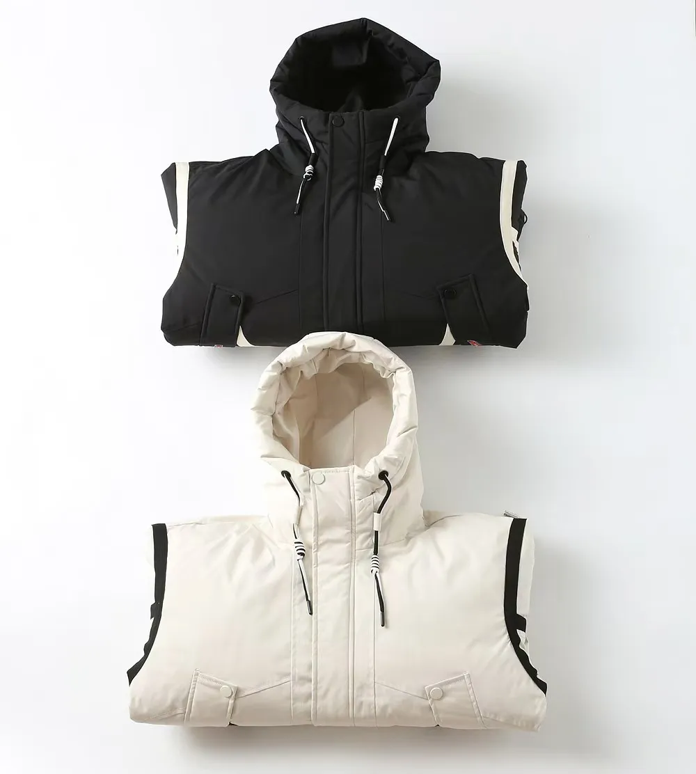 Prada Hooded Down Jacket White Unisex - Image 5