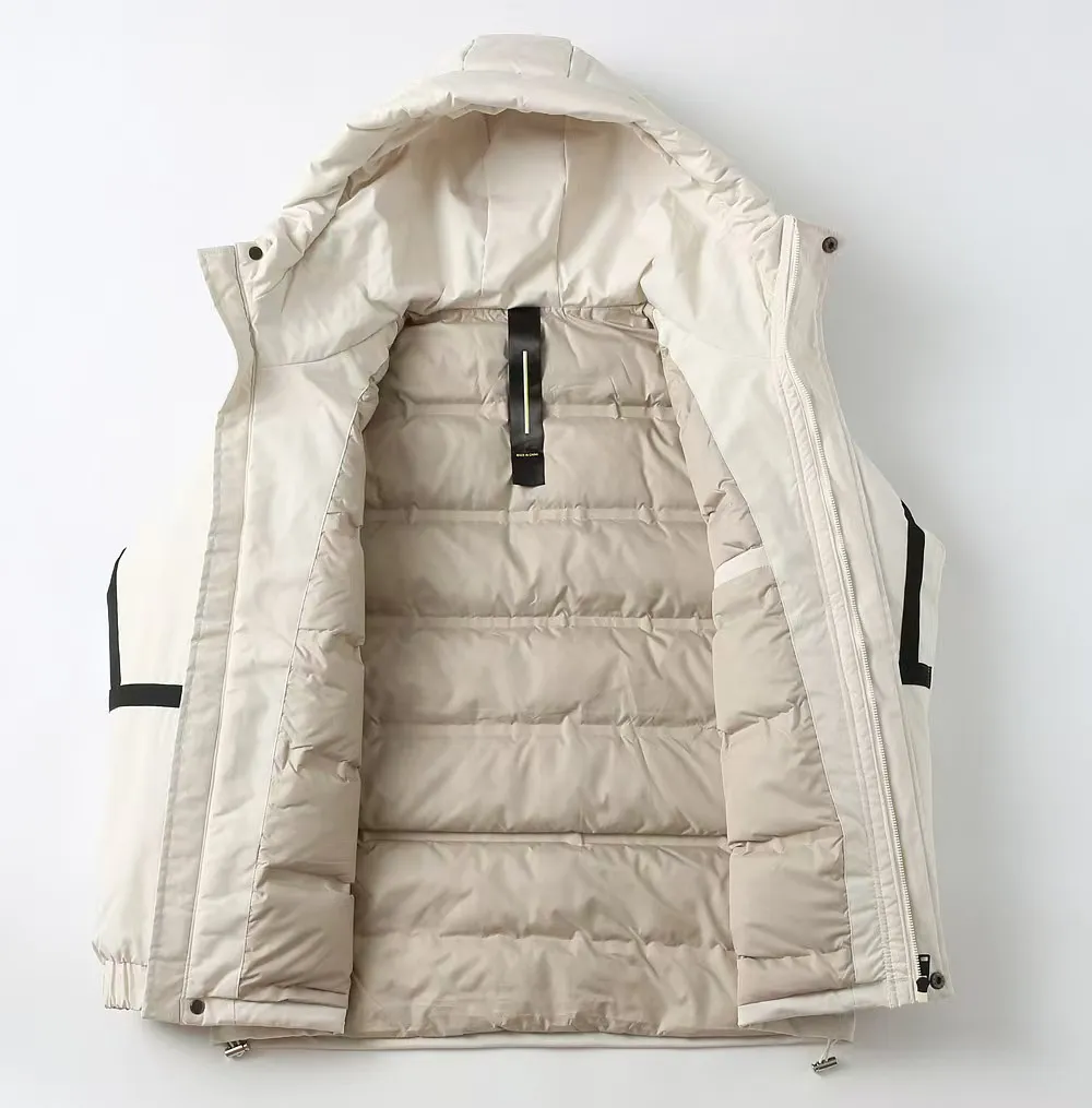 Prada Hooded Down Jacket White Unisex - Image 7