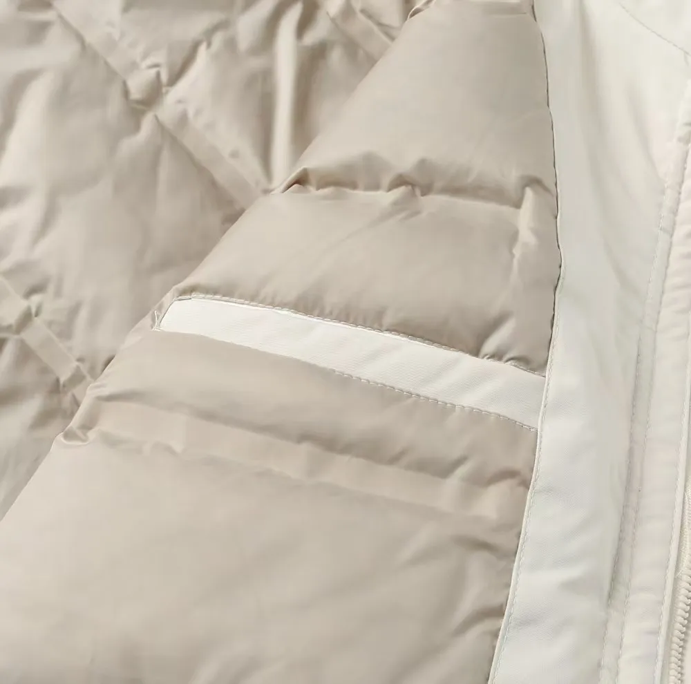 Prada Hooded Down Jacket White Unisex - Image 10