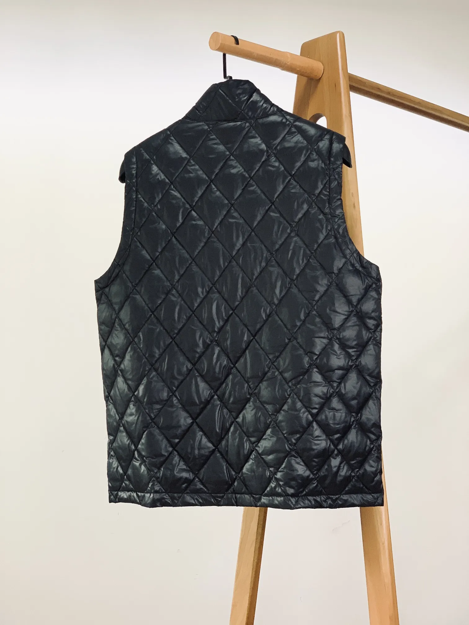 Prada Quilted Down Vest Black Classic - Image 3