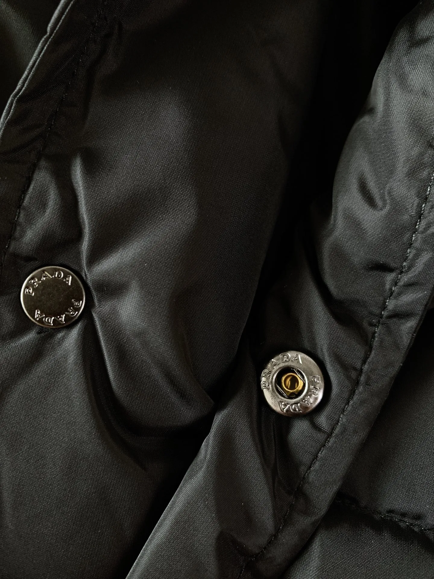 Prada Down Vest Black Stand Collar - Image 7