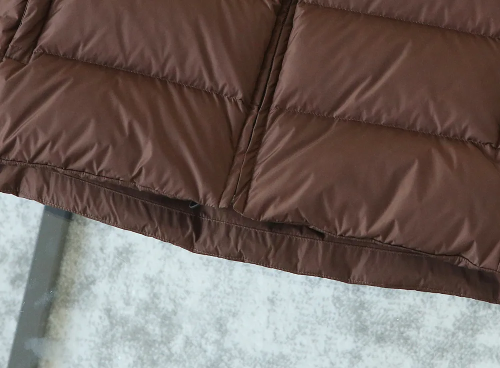 Prada Re-Nylon Down Vest Cocoa Brown - Image 10