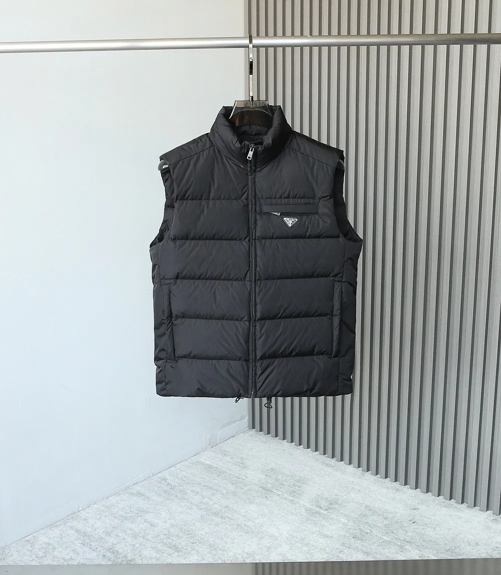 Prada Re-Nylon Down Vest Cocoa Brown