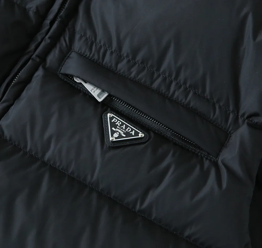 Prada Re-Nylon Down Vest Cocoa Brown - Image 6