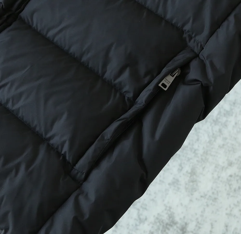 Prada Re-Nylon Down Vest Cocoa Brown - Image 8