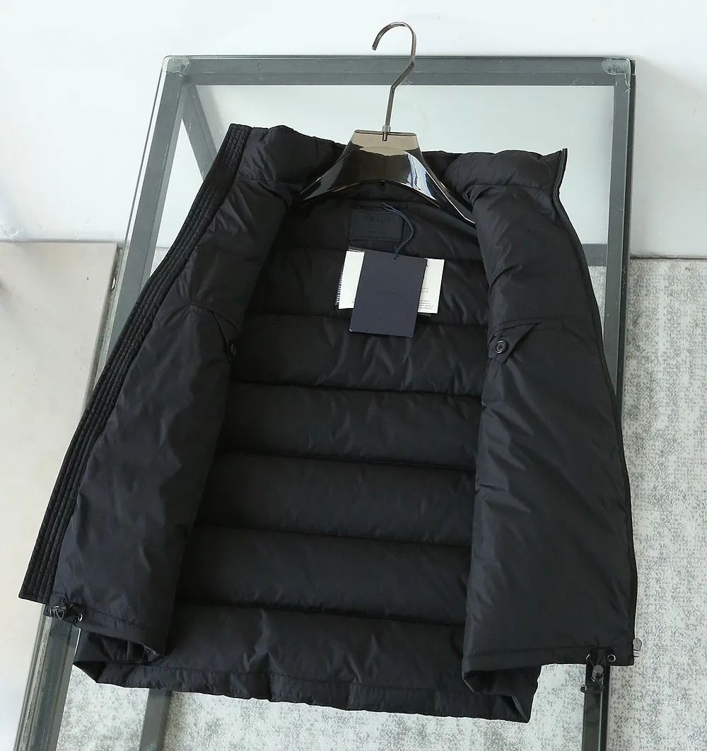 Prada Re-Nylon Down Vest Cocoa Brown - Image 10