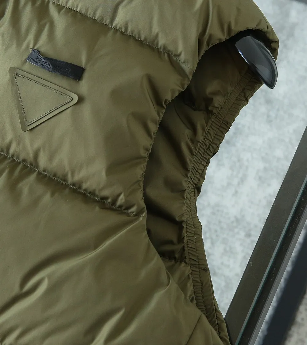 Prada Re-Nylon Down Vest Cocoa Brown Classic - Image 9