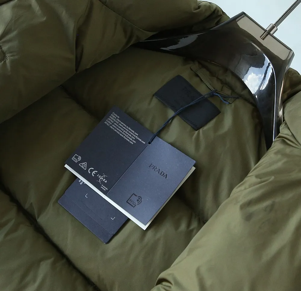 Prada Re-Nylon Down Vest Cocoa Brown Classic - Image 10