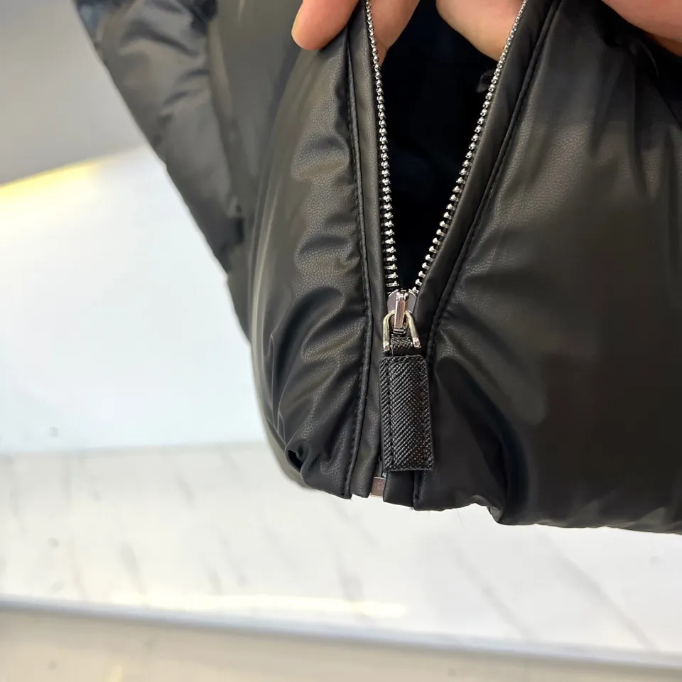 Prada Quilted Down Vest Black Sleeveless - Image 7