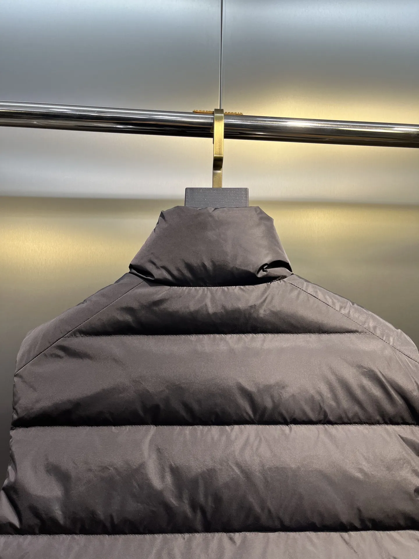 Prada Minimalist Down Vest Black - Image 7