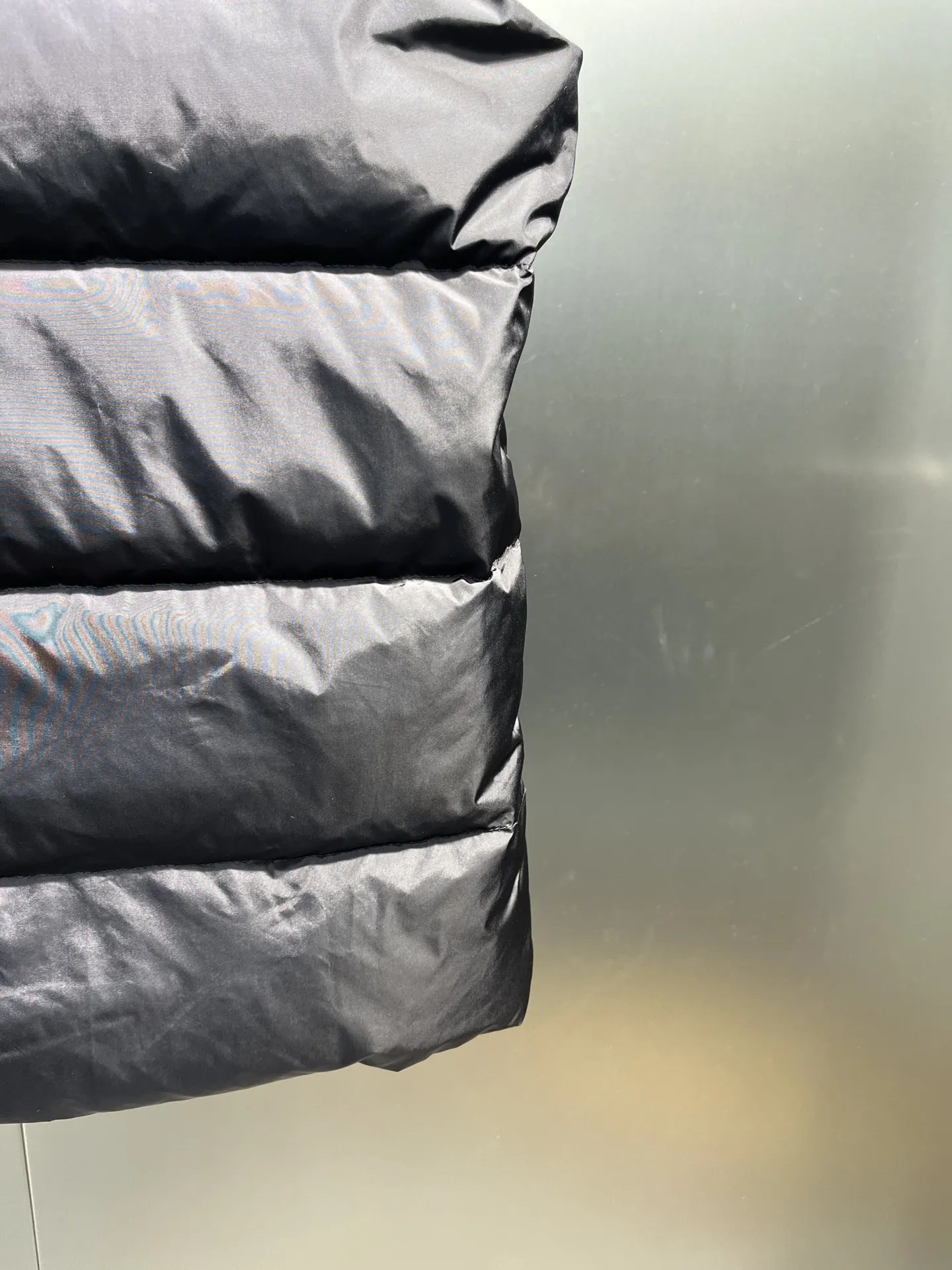 Prada Minimalist Down Vest Black - Image 8