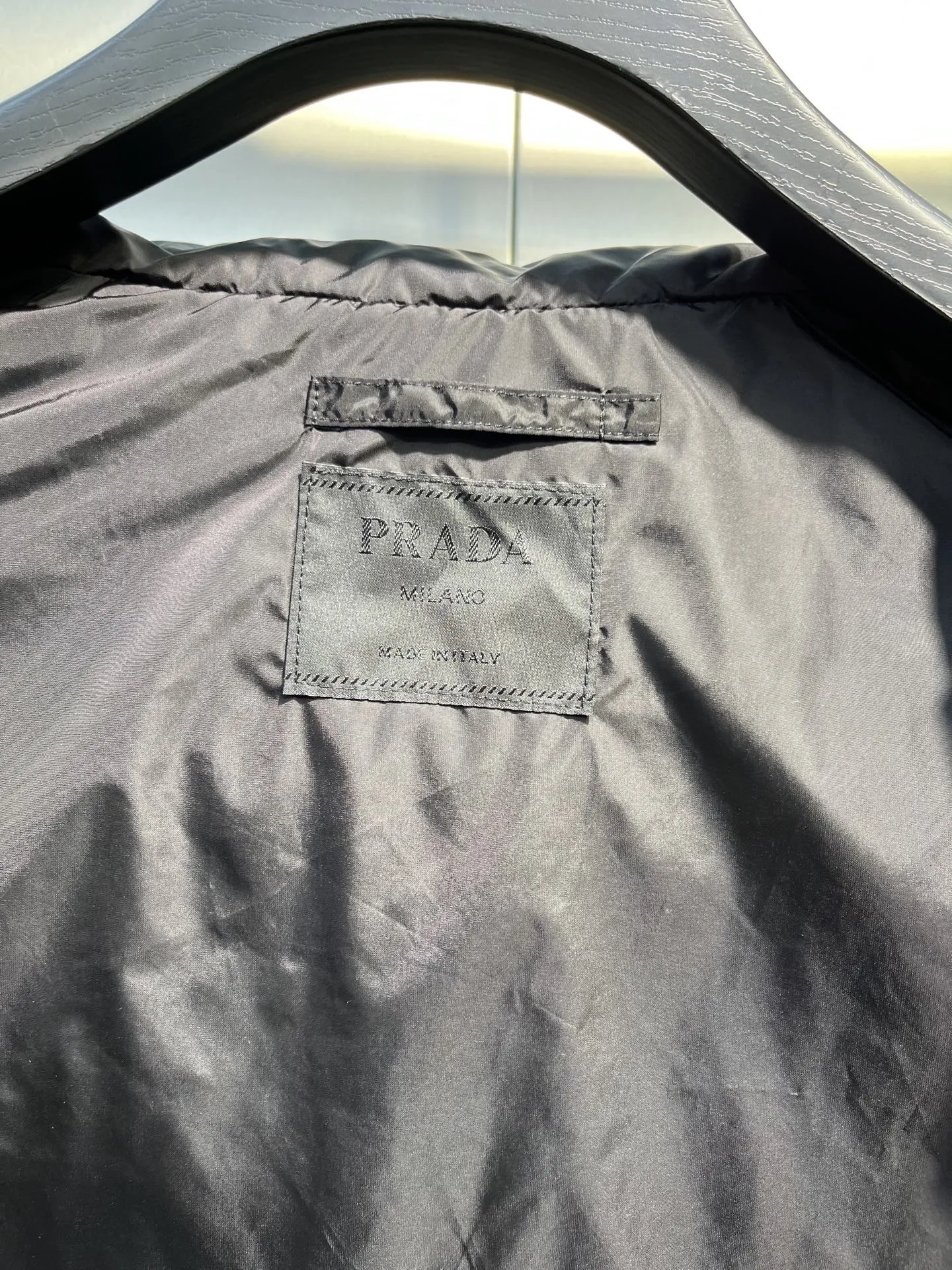 Prada Minimalist Down Vest Black - Image 10