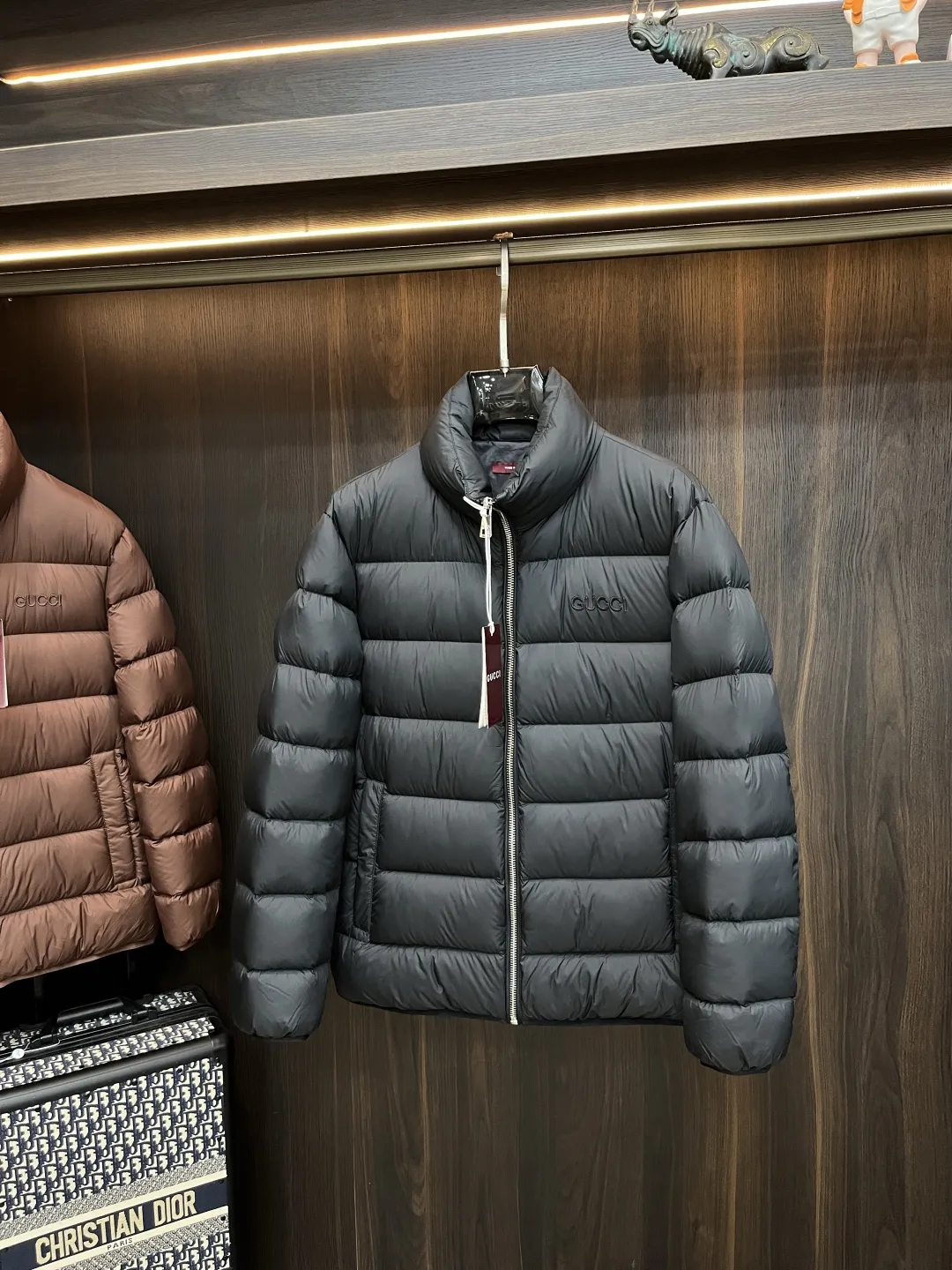 Gucci 2025 Down Jacket Black Stand Collar - Image 3